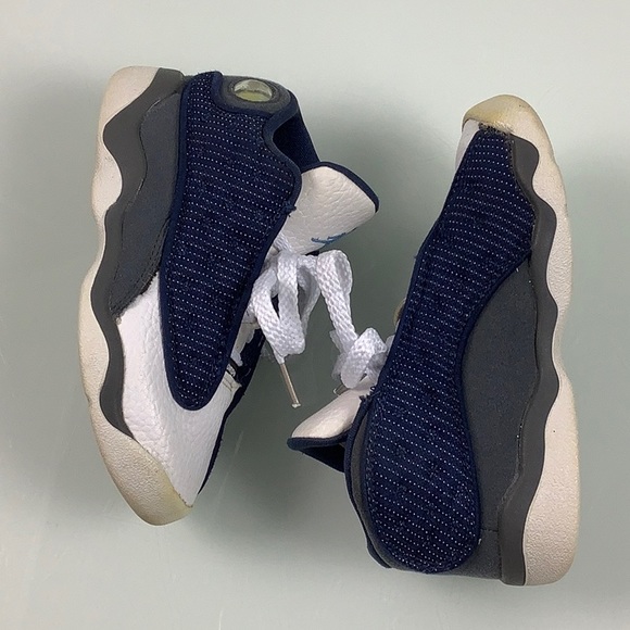 Nike Air Jordan Retro 13 Flint Blue sneakers size 9C Toddler - Picture 13 of 16